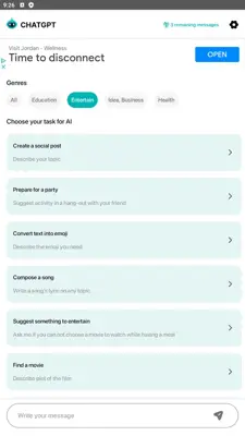 ChatAi GDT android App screenshot 1